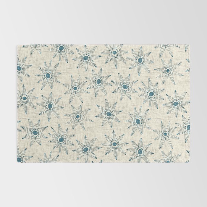 sema cream blue Rug Gallery Image 2