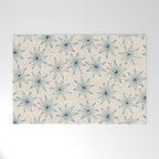 sema cream blue Welcome Mat Gallery Image 1