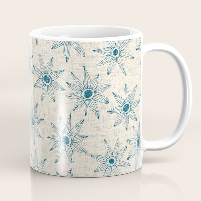 sema cream blue Coffee Mug Gallery Image 1