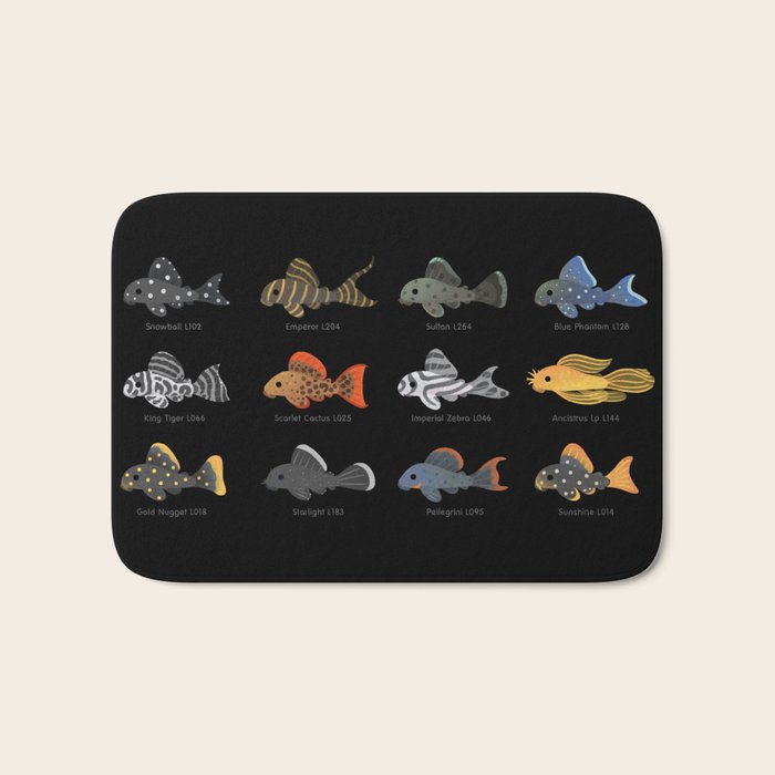 Pleco! Bath Mat Gallery Image 1