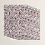 Vintage Floral Swallow Wrapping Paper Gallery Image 3