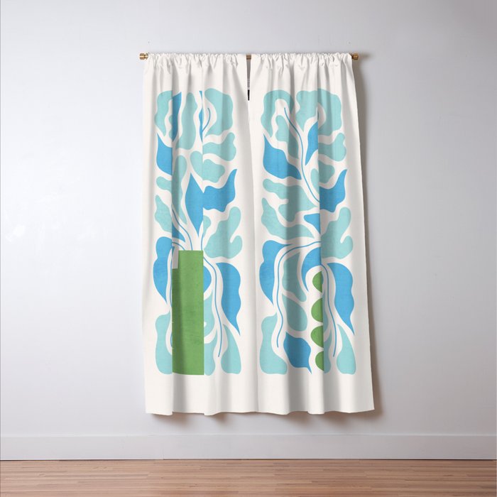 Paris: Flower Market 02 | Botanica Edition Window Curtain Gallery Image 3