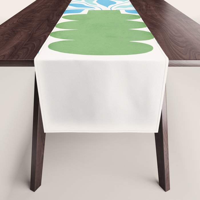 Paris: Flower Market 02 | Botanica Edition Table Runner Gallery Image 1