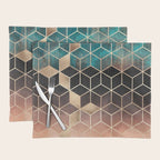 Ombre Dream Cubes Placemat Gallery Image 1