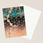 Ombre Dream Cubes Stationery Card Gallery Image 2