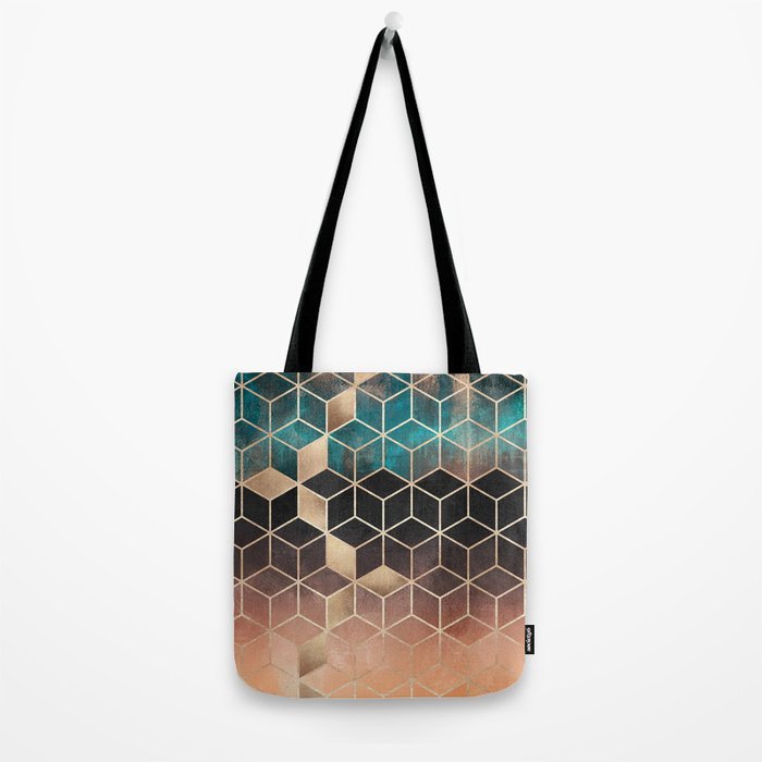 Ombre Dream Cubes Tote Bag Gallery Image 2