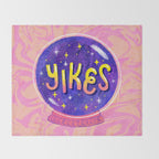 Yikes Crystal Ball Throw Blanket Gallery Image 2