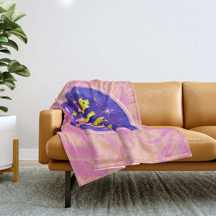 Yikes Crystal Ball Throw Blanket Gallery Image 1