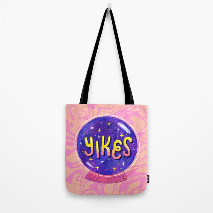 Yikes Crystal Ball Tote Bag Gallery Image 2