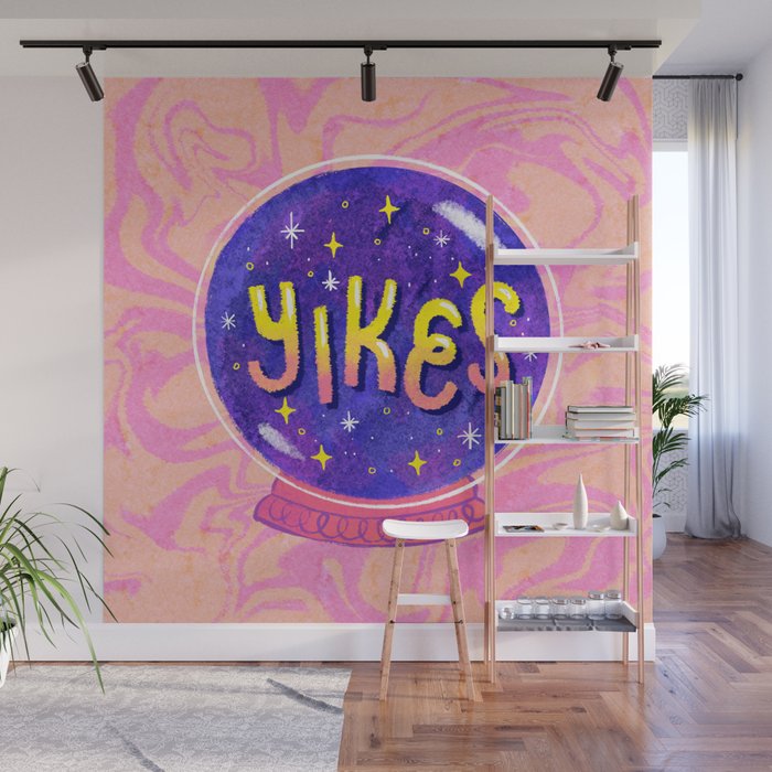 Yikes Crystal Ball Wall Mural Gallery Image 1