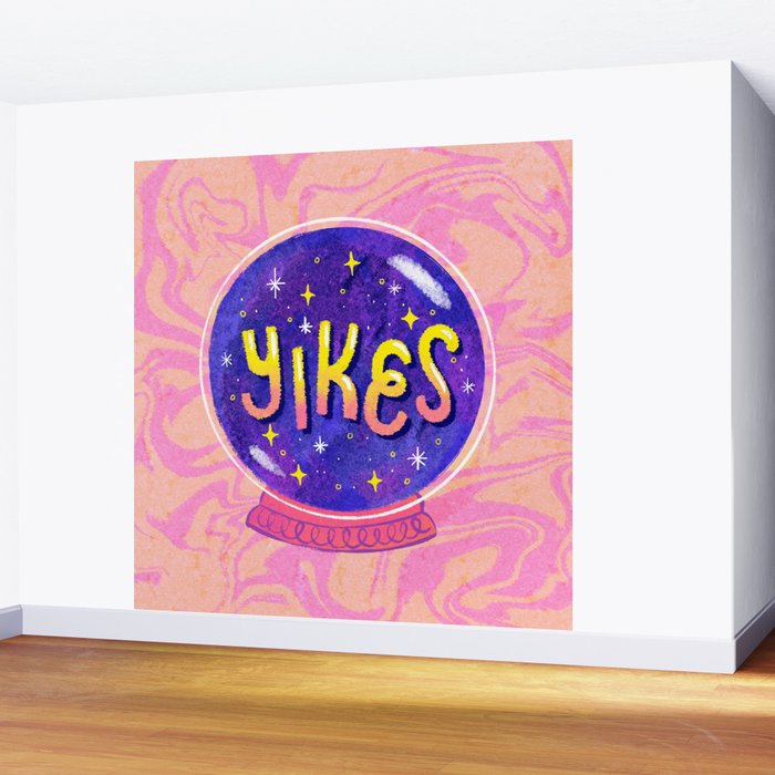 Yikes Crystal Ball Wall Mural Gallery Image 2