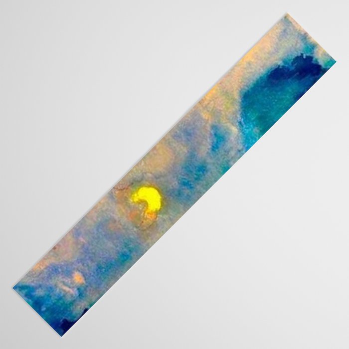 Yellow Moon (Over the Sea) landscape painting by Emil Nolde Table Runner Gallery Image 3