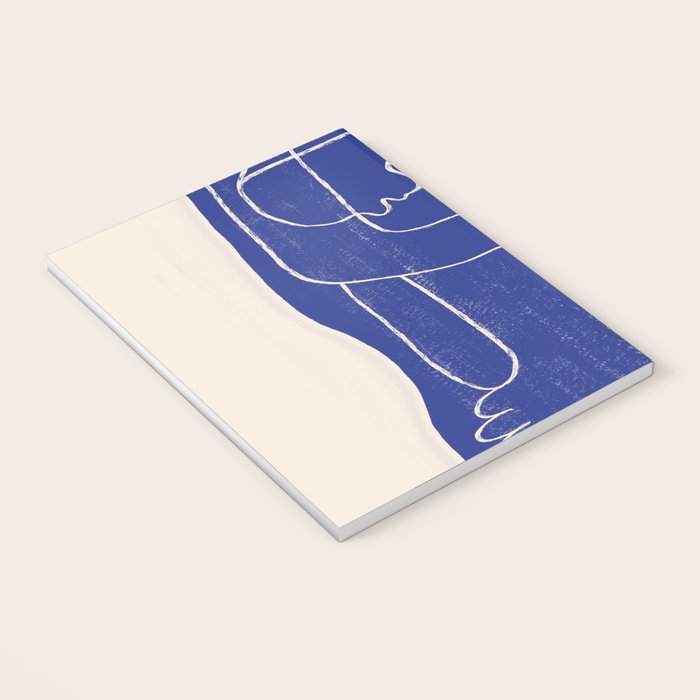 Abstract line art Figure 7  Cobalt Blue Notebook Gallery Image 3