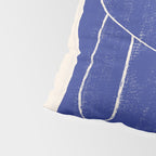 Abstract line art Figure 7  Cobalt Blue Pillow Sham Gallery Image 4