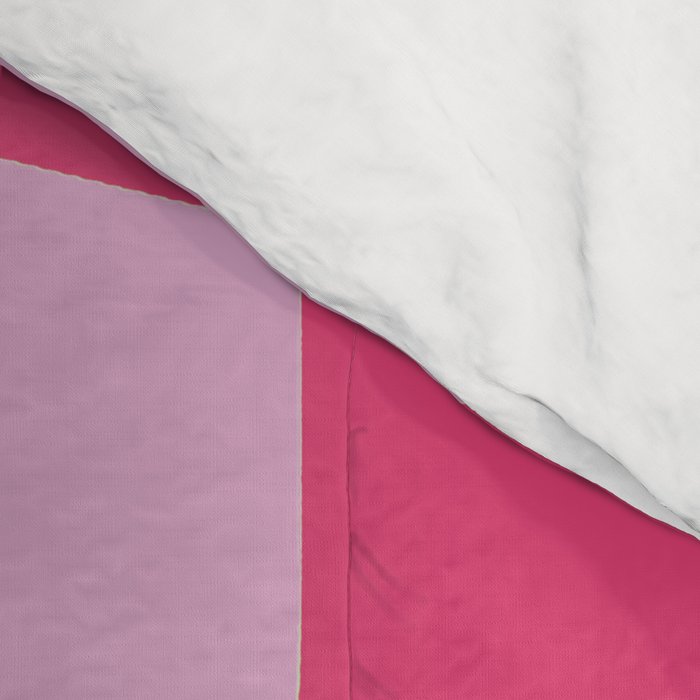 Hot Pink Wavy Checkered Pattern Comforter Gallery Image 4