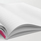 Hot Pink Wavy Checkered Pattern Notebook Gallery Image 2