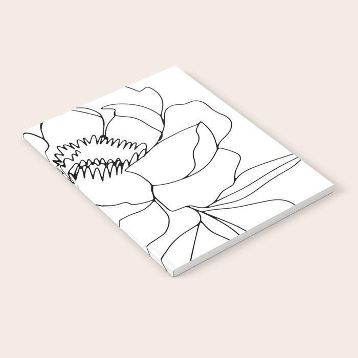 Minimal, Line Art, Floral Prints, Drawing Notebook Gallery Image 1