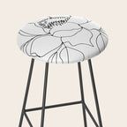 Minimal, Line Art, Floral Prints, Drawing Stool Gallery Image 2