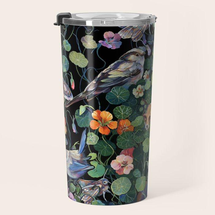 Nasturtium Fox Garden Travel Mug Gallery Image 3