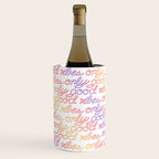 Good Vibes Only - Rainbow Wine Chiller Gallery Image 1
