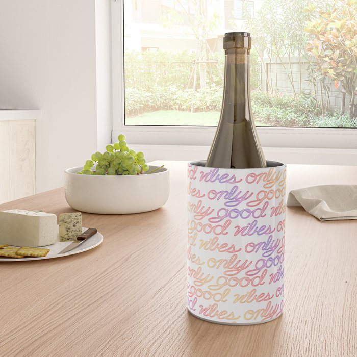Good Vibes Only - Rainbow Wine Chiller Gallery Image 4