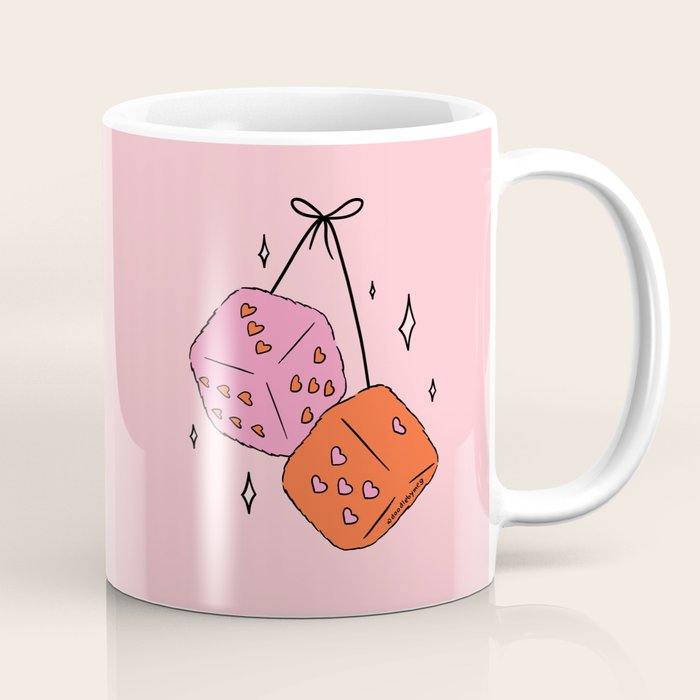 Heart Dice Coffee Mug Gallery Image 1