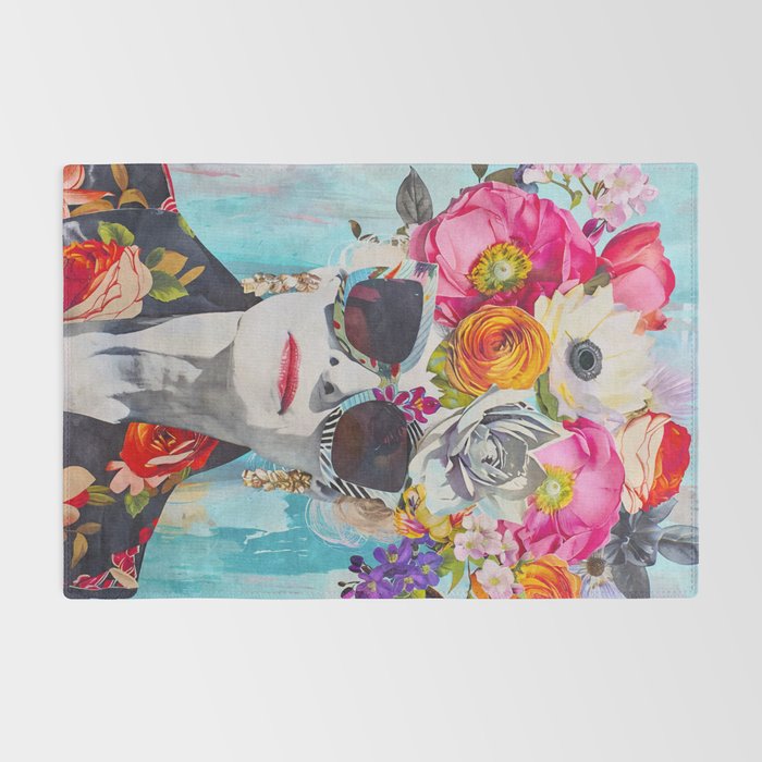 Style Knows No Age Bold Female Portrait Rug Gallery Image 2