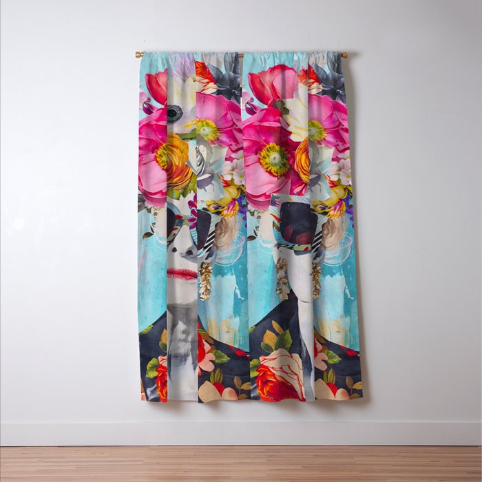 Style Knows No Age Bold Female Portrait Window Curtain Gallery Image 3