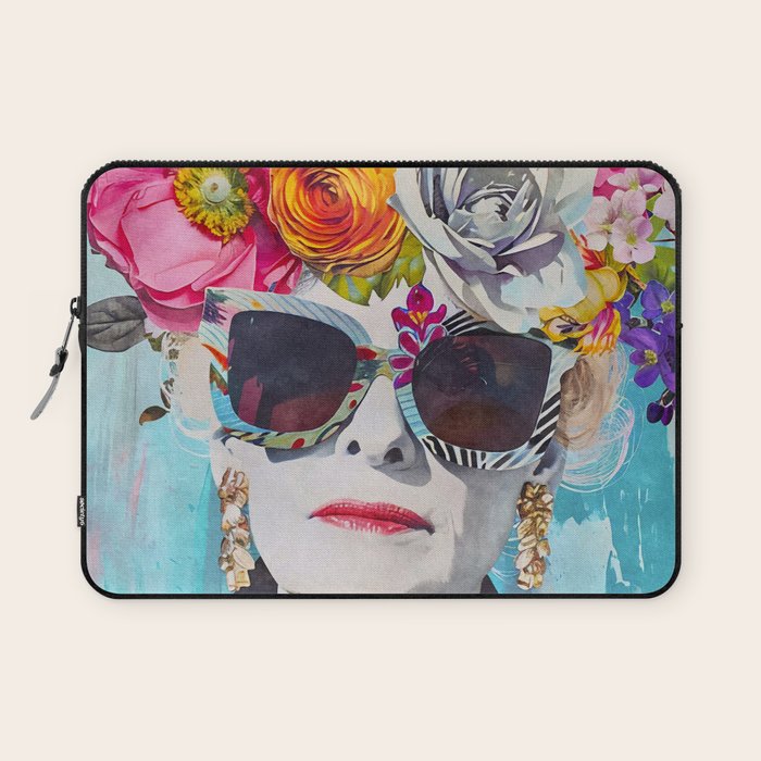 Style Knows No Age Bold Female Portrait Laptop Sleeve Gallery Image 1