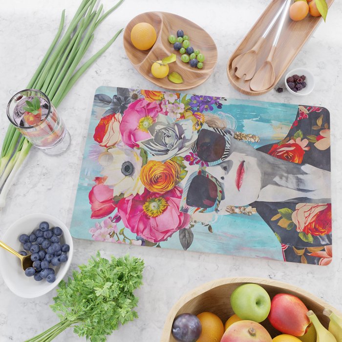 Style Knows No Age Bold Female Portrait Cutting Board Gallery Image 2
