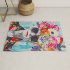 Style Knows No Age Bold Female Portrait Rug Gallery Image 1