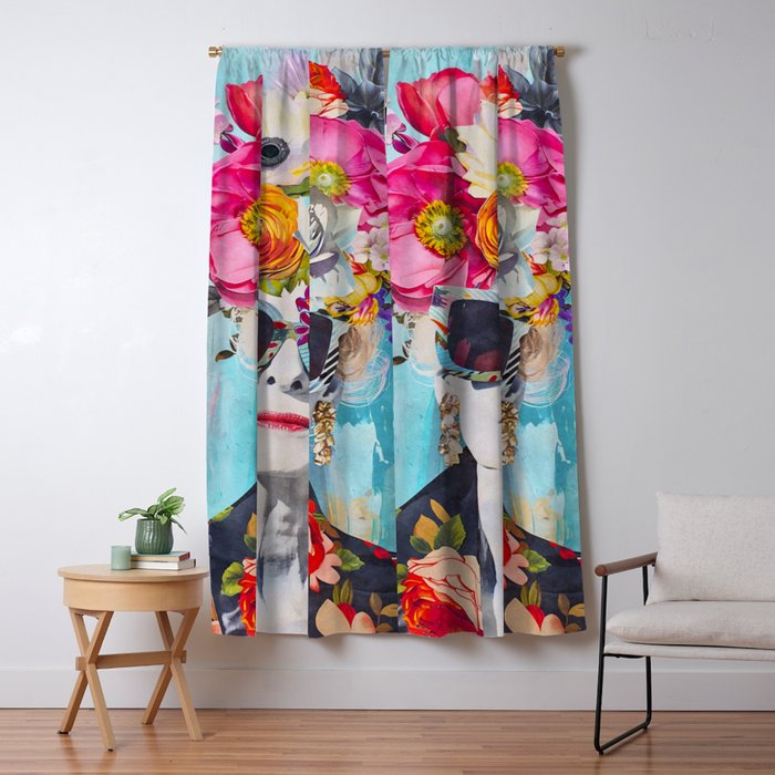 Style Knows No Age Bold Female Portrait Window Curtain Gallery Image 5