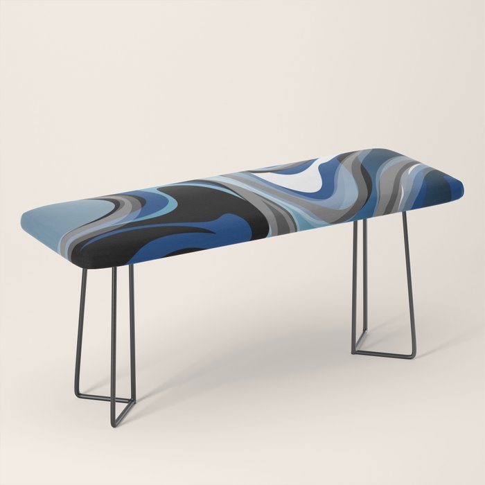 Liquify in Denim, Navy Blue, Black, White // Version 2 Bench Gallery Image 1