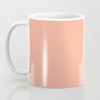 Peach Solid Color Coffee Mug Gallery Image 3