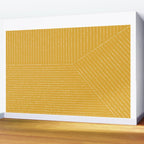 Lines (Mustard Yellow) Wall Mural Gallery Image 2
