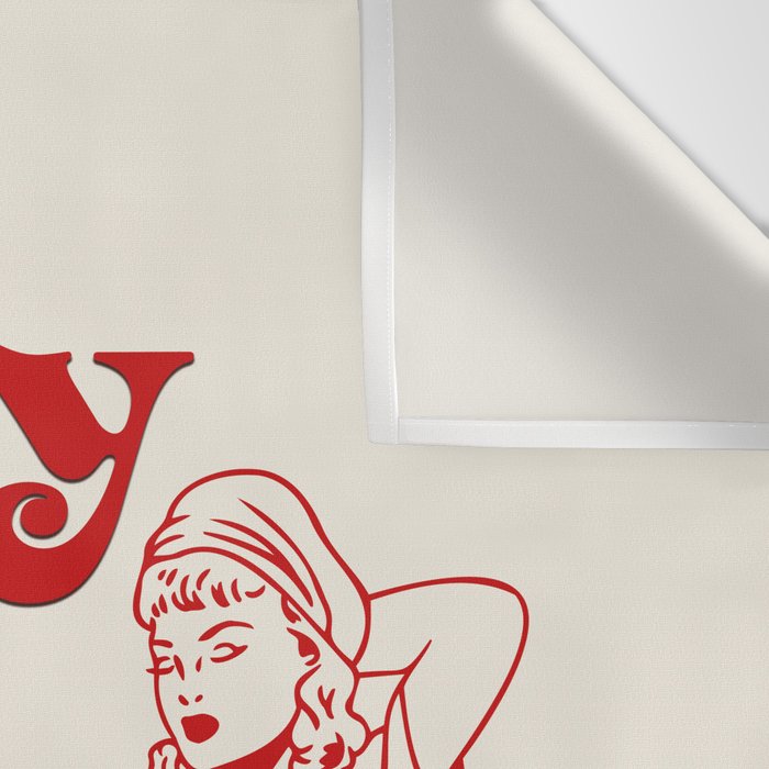 Go Away I'm Reading - Funny Quote, Retro Typography Wall Tapestry Gallery Image 3