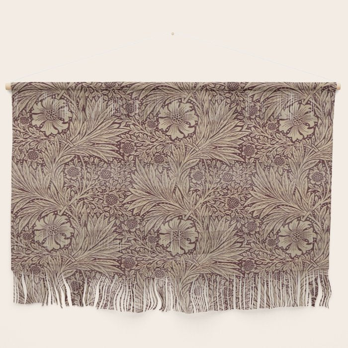 William Morris Marigold Brick Manilla Wall Hanging Gallery Image 1