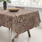 William Morris Marigold Brick Manilla Tablecloth Gallery Image 3