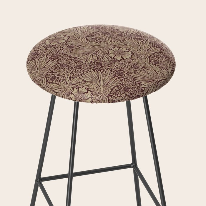 William Morris Marigold Brick Manilla Stool Gallery Image 2
