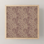 William Morris Marigold Brick Manilla Mini Art Print Gallery Image 1