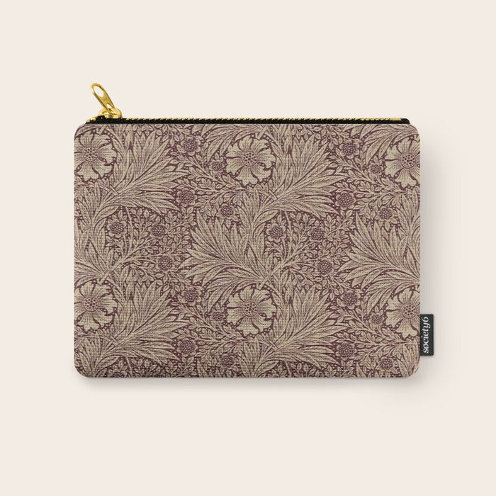 William Morris Marigold Brick Manilla Carry All Pouch Gallery Image 1