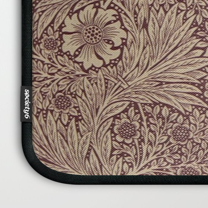 William Morris Marigold Brick Manilla Laptop Sleeve Gallery Image 3