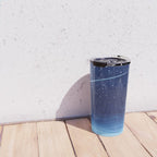 Falling star, shooting star, sailboat ocean waves blue sea Travel Mug Gallery Image 4