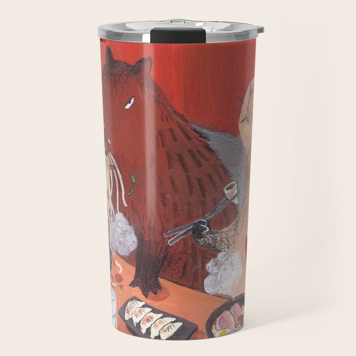 Raman Capybara Travel Mug Gallery Image 1