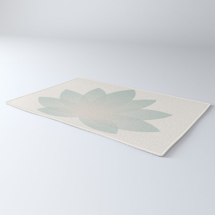 Lotus Flower Minimalism VI Rug Gallery Image 3