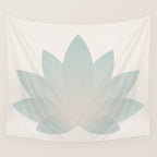 Lotus Flower Minimalism VI Wall Tapestry Gallery Image 4
