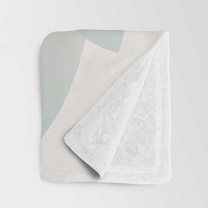 Lotus Flower Minimalism VI Throw Blanket Gallery Image 3