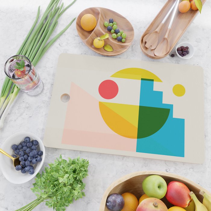 geometric abstract 8 Cutting Board Gallery Image 2