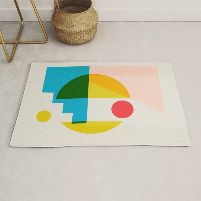 geometric abstract 8 Rug Gallery Image 1