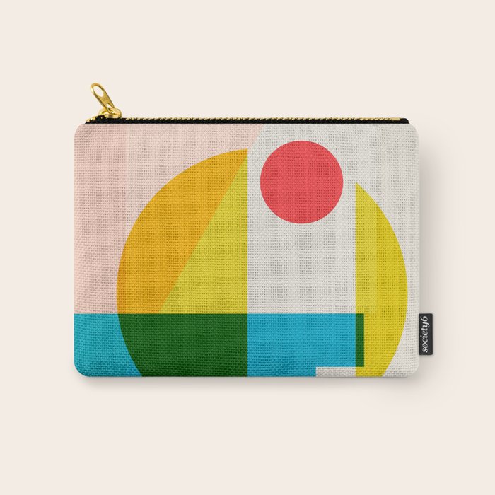 geometric abstract 8 Carry All Pouch Gallery Image 1